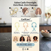 Heatless Curling Rod — Overnight Curls Without Heat Damage