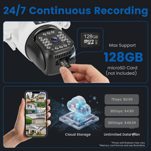 360° WiFi Security Camera — 4-Lens, Color Night Vision & Motion Tracking
