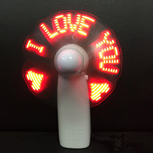 LED Handheld Fan — Cooling Fan with Light Display