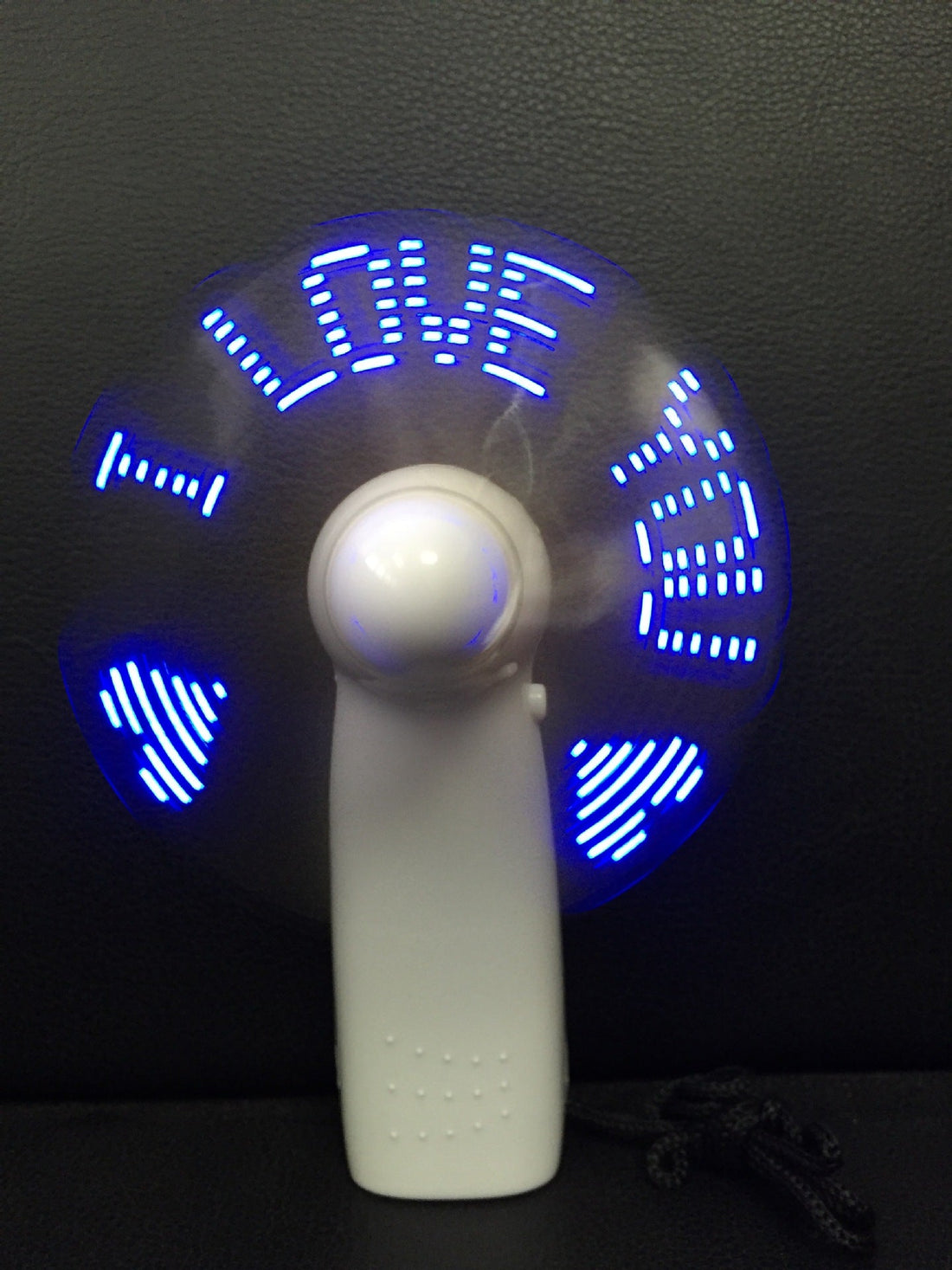 LED Handheld Fan — Cooling Fan with Light Display