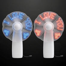 LED Handheld Fan — Cooling Fan with Light Display
